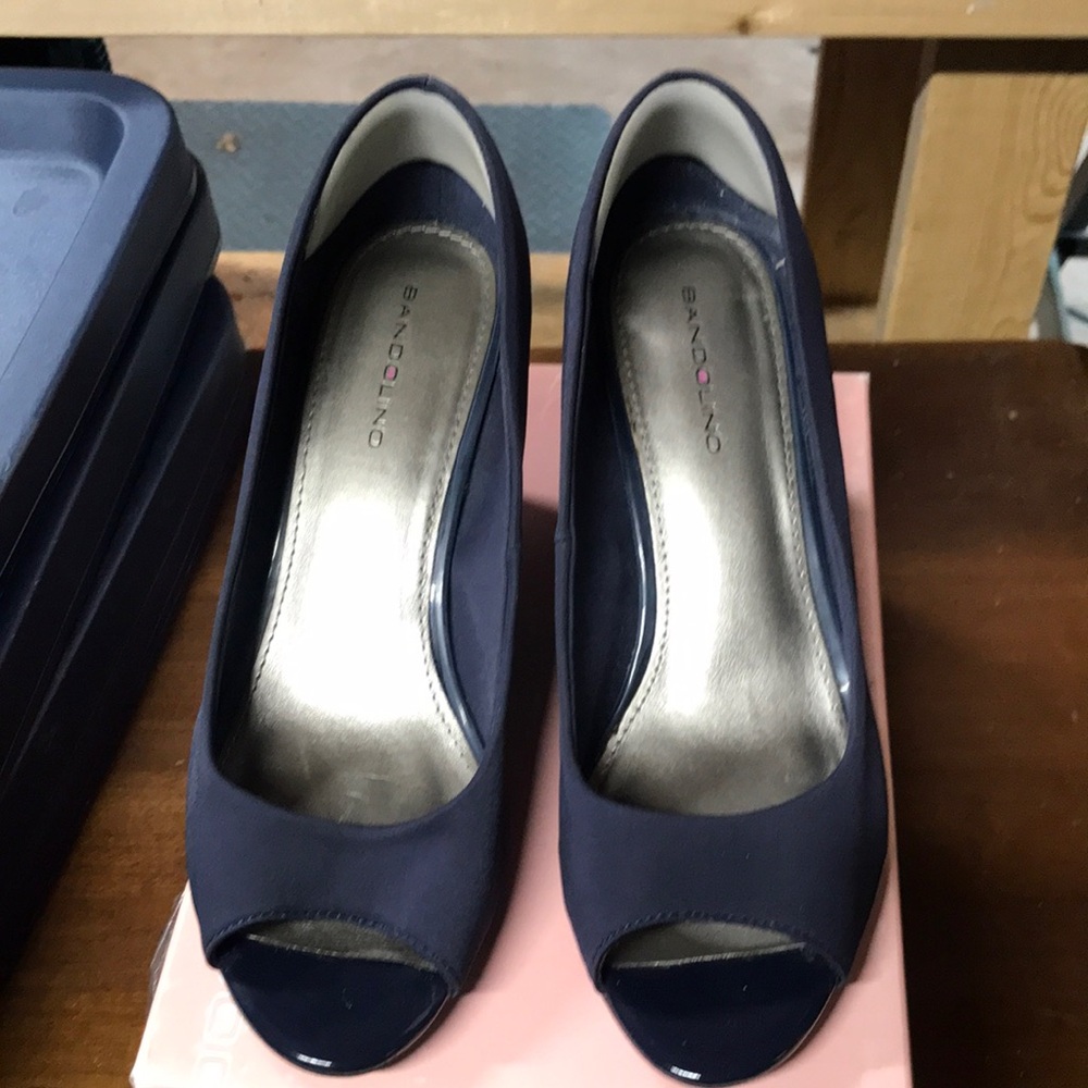 Badolino Peep Toe Wedge, style Tufflove